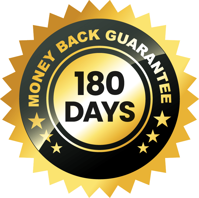 Clubhouse Fire 180-day risk-free money back guarantee